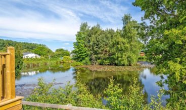 View from decking at Vale of York